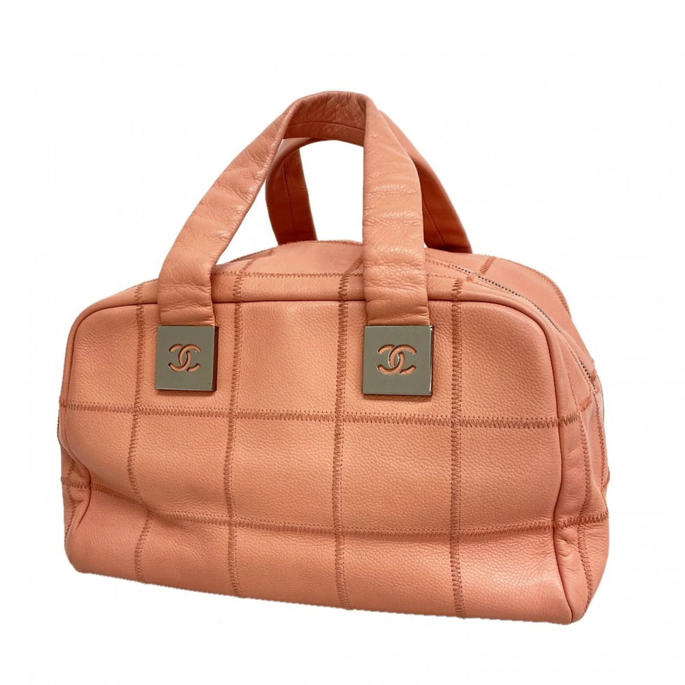 CHANEL Pink Caviar Leather Bag